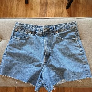 Everlane A line denim shorts